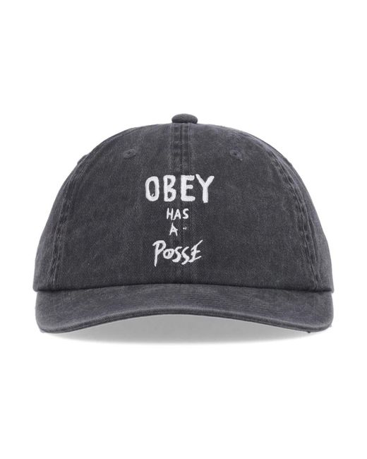 Obey Black Hats & Caps
