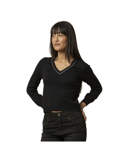 V-Neck Knitwear Kocca en coloris Black