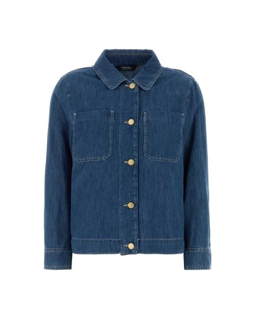 Max Mara Blue Denim Jackets