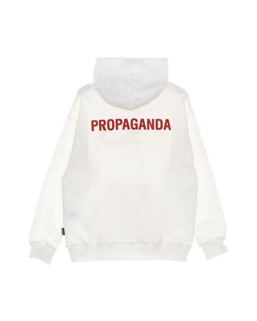 Propaganda White Hoodies for men