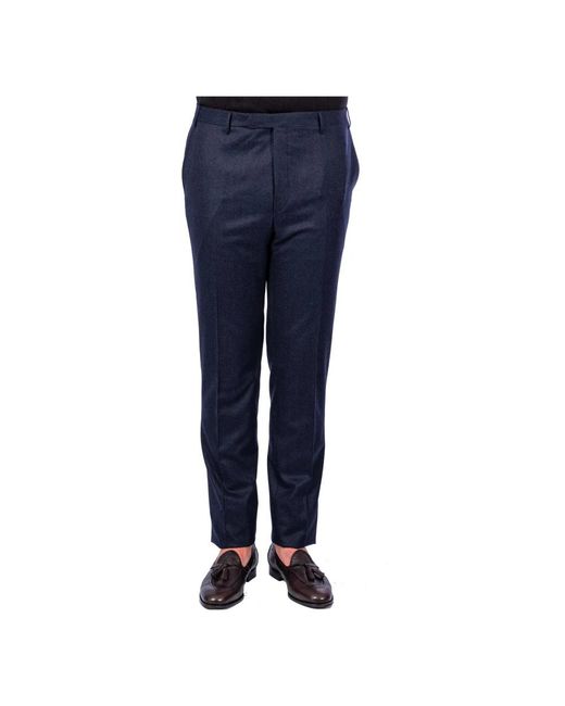 Corneliani Blue Suit Trousers for men