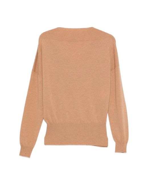 Alberta Ferretti Cashmere Knitwear in het Brown
