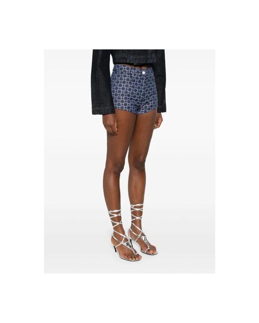 Givenchy Blue Short Shorts