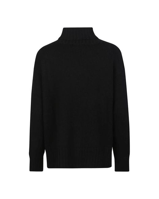Drumohr Black Turtlenecks