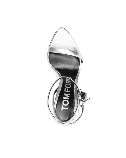 Tom Ford White High Heel Sandals