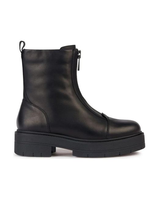 Geox Black Ankle Boots