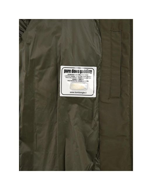 Bomboogie Jassen ,Groen ,Polyester Stijlvolle Damesjas Artichoke Model in het Green