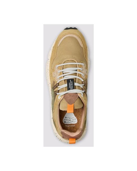 Flower Mountain White Sneakers for men