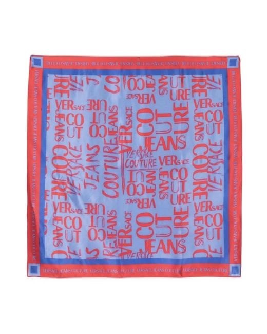 Versace Jeans Couture Blue Scarves