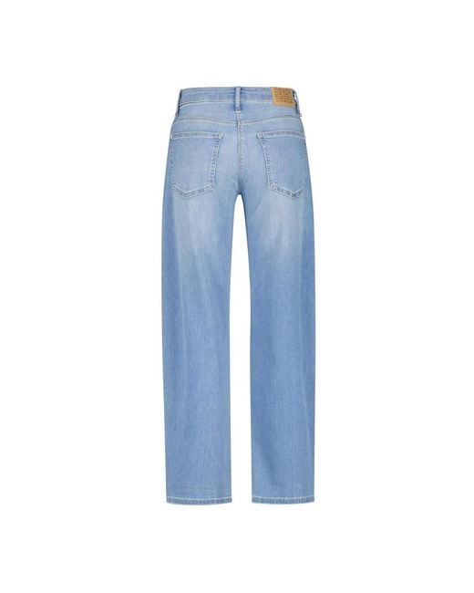 M·a·c Danni Rechte Jeans in het Blue