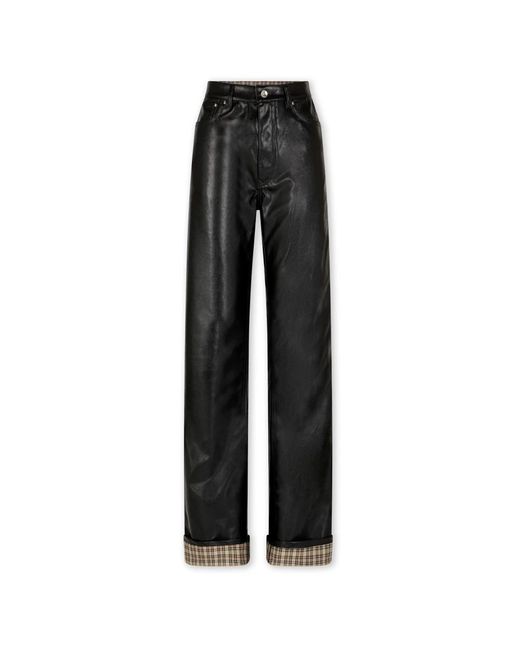 Rabanne Wijde Broek in het Black