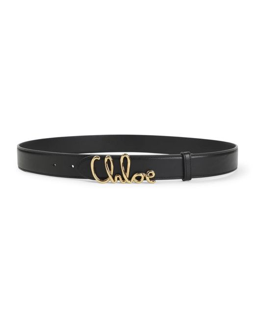 Belts Chloé de color Black