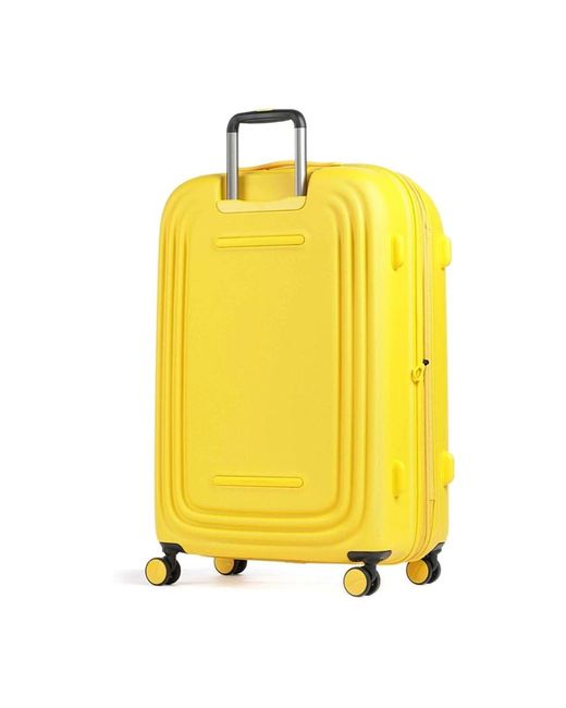 Mandarina Duck Yellow Suitcases