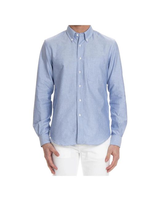 Aspesi Blue Casual Shirts for men