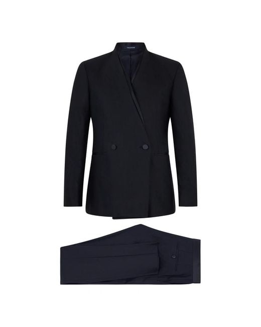 Tagliatore Blue Double Breasted Suits for men
