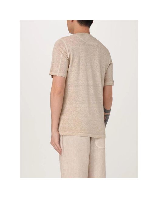 120% Lino Natural T-Shirts for men