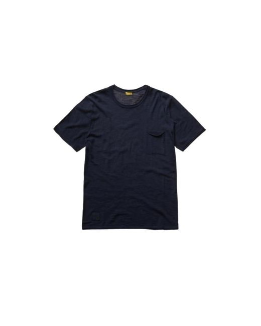 Blauer Tops ,Blauw ,T-Shirts in het Blue voor heren