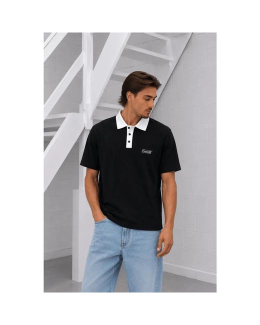 Polo Shirts Equalite de hombre de color Black