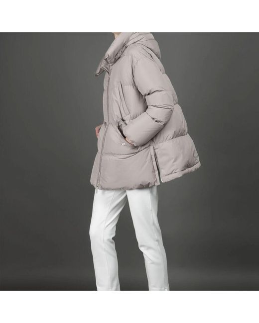 Down Jackets di Moorer in Gray