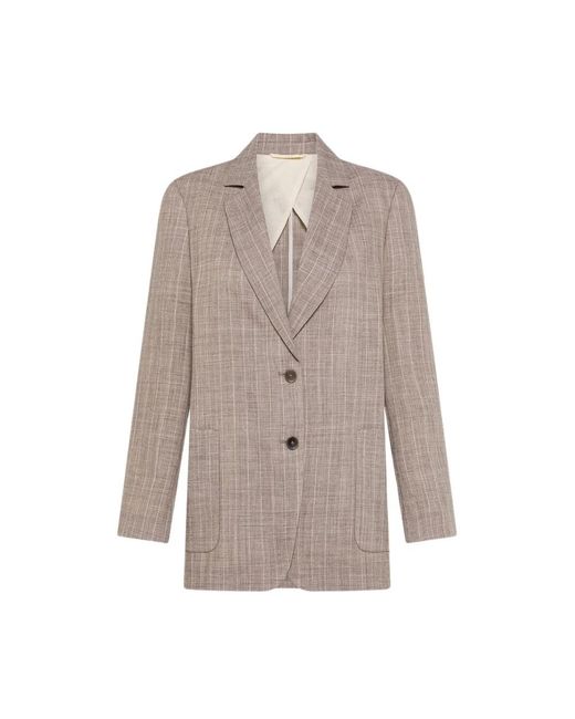 Seventy Blazer Gessato in het Brown