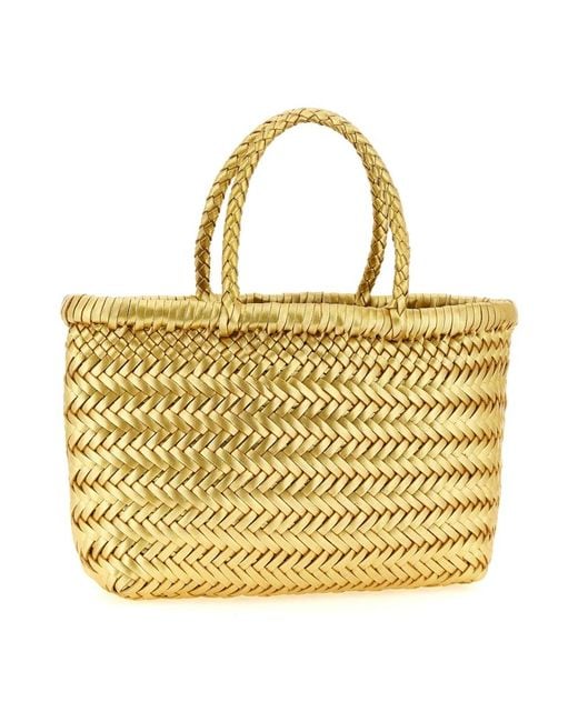 Dragon Diffusion Metallic Flat Gora Mini Handtasche