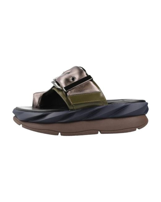 4Ccccees Black Mellow Glow Sandale