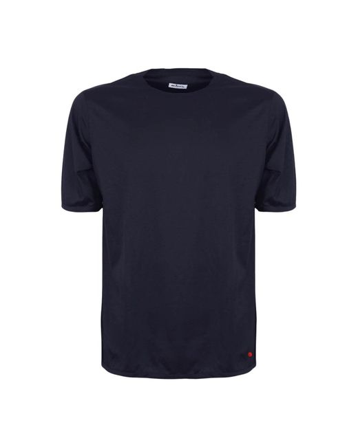 Kiton T-Shirts in het Blue voor heren