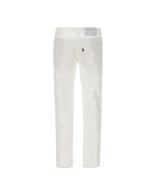 Department 5 White Slim Fit Jeans for men