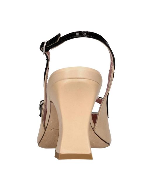 LORENA PAGGI Natural High Heel Sandals