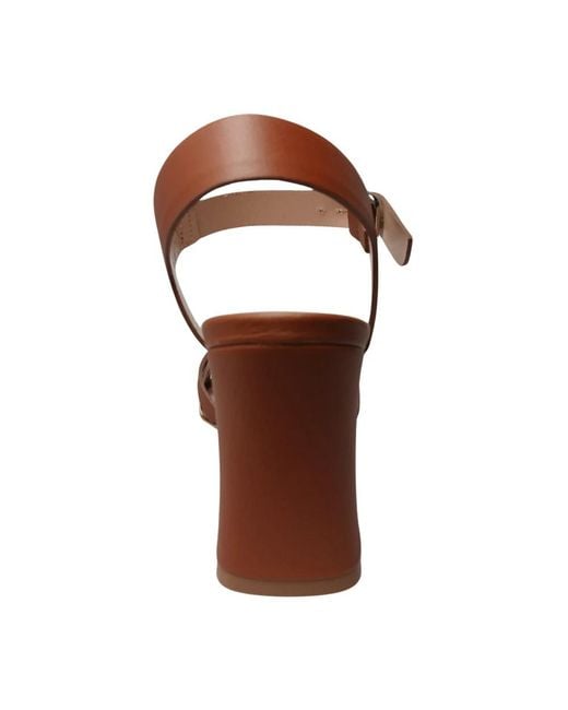 Pollini Brown High Heel Sandals