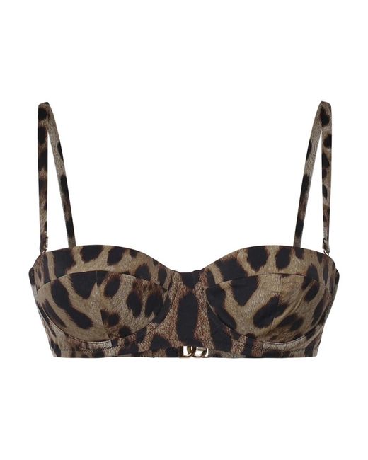 Dolce & Gabbana Brown Bikinis