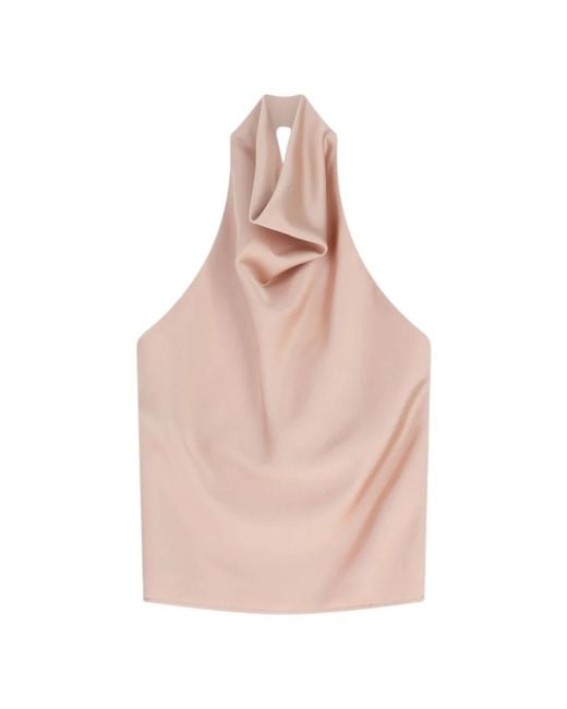 Imperial Pink Sleeveless Tops