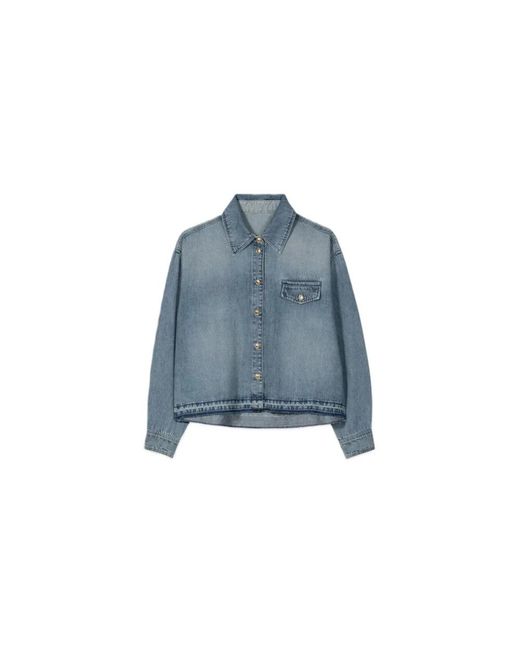 Denim Shirts Luisa Cerano en coloris Blue