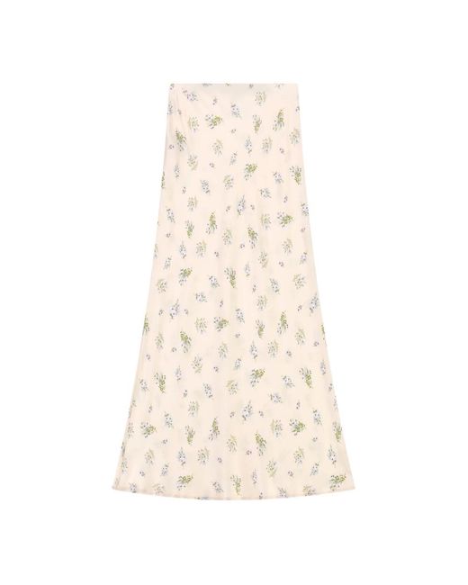Imperial Natural Midi Skirts
