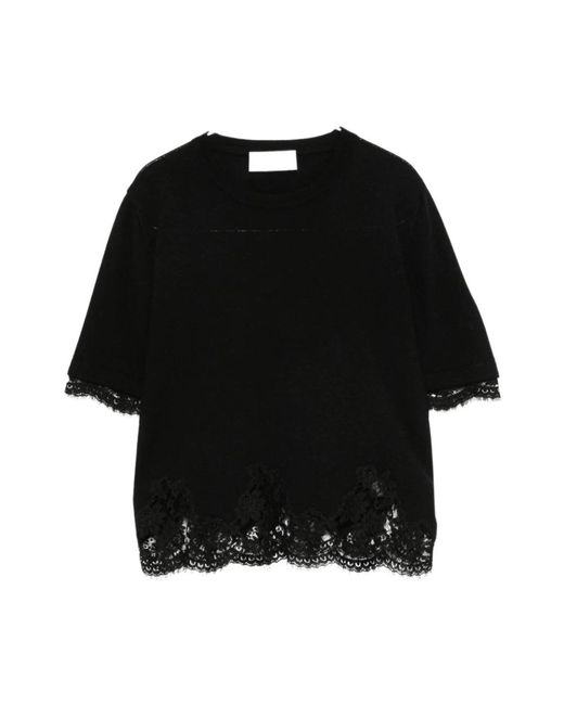 Ermanno Scervino Black T-Shirts