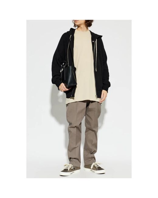 Rick Owens Hoodies & Sweatvesten ,Zwart ,Katoen The Cotton Hoodie in het Black voor heren