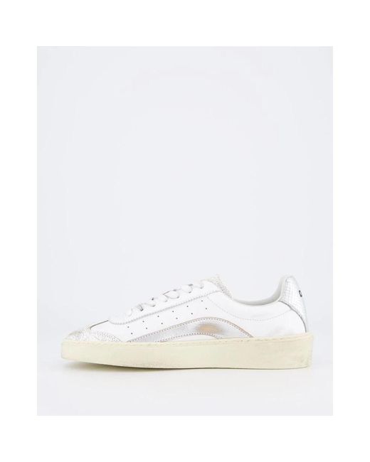 DSquared² Rider Sneaker Wit/Zilver in het White
