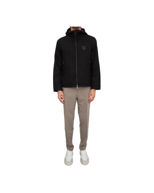 Emporio Armani Black Light Jackets for men