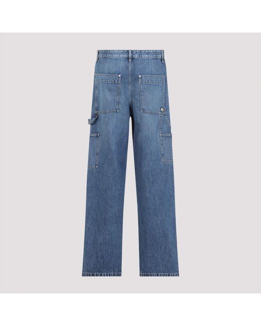 Bottega Veneta Blue Loose Fit Jeans for men