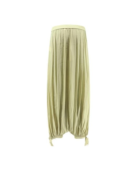 Chloé Green Wide Trousers