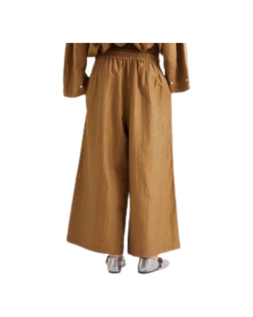 MEIMEIJ Brown Wide Trousers