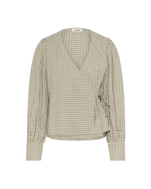 Soaked In Luxury Gray Blouses