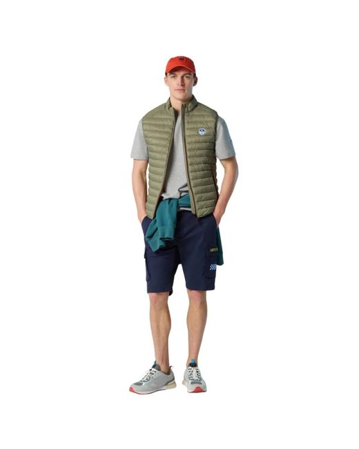 North Sails Jassen ,Groen ,Polyester Zephyr Ultralight Vest in het Green voor heren