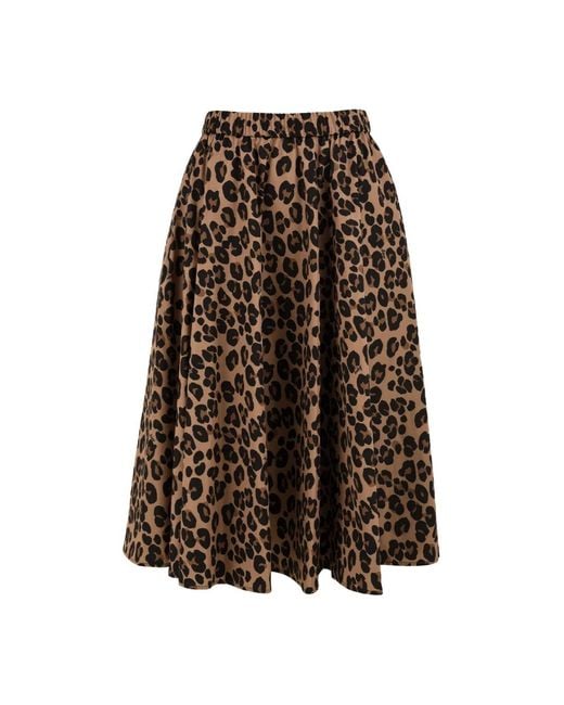 Aspesi Midi Skirts in het Brown