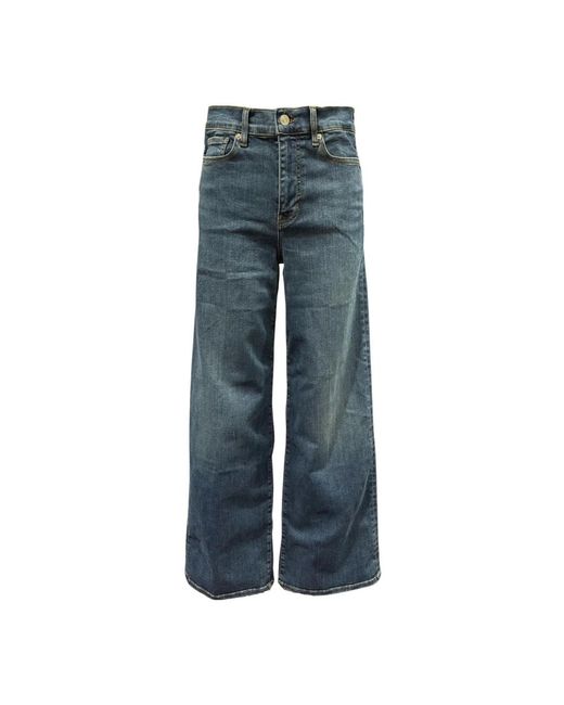 FRAME Wide Jeans in het Blue