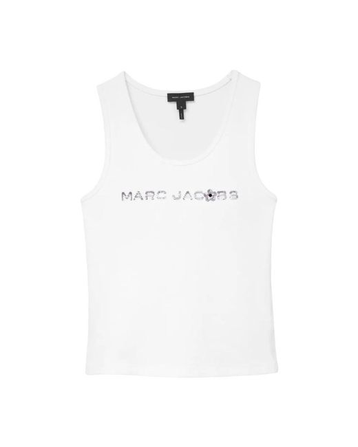 Marc Jacobs White Sleeveless Tops