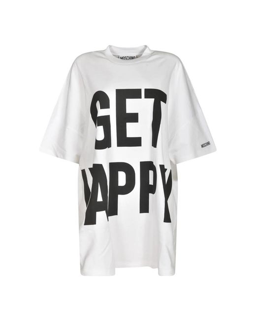 Moschino White Short Dresses