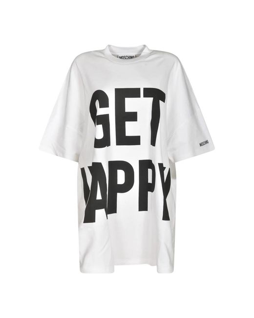 Moschino White Short Dresses