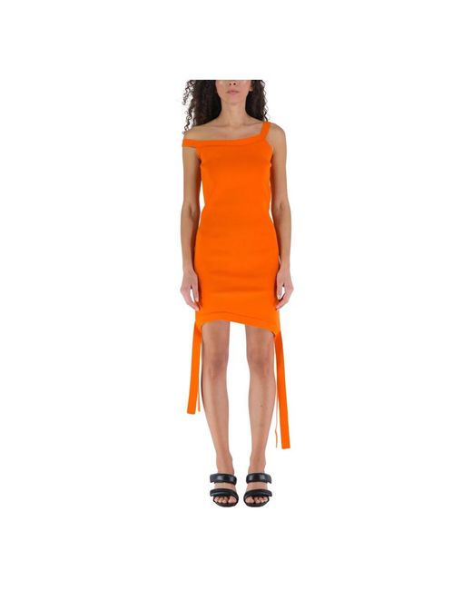 J.W. Anderson Orange Short Dresses