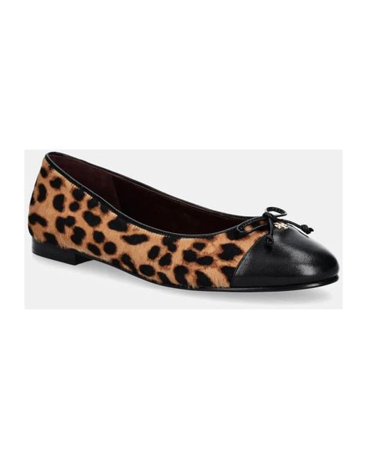 Tory Burch Multicolor Cap-Toe Ballerina